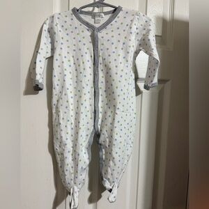 New Kissy Kissy Polka Dot Footed Sleeper